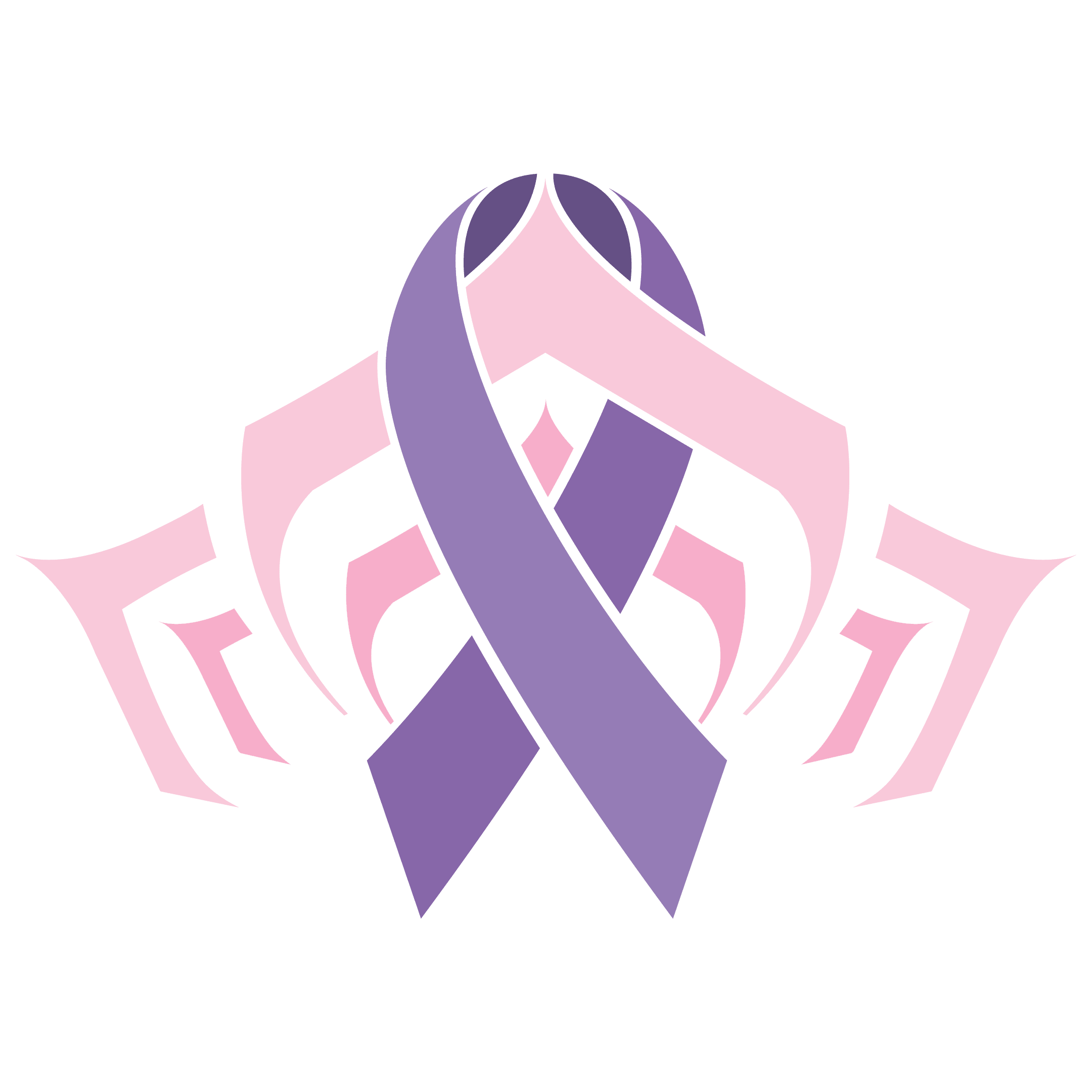 Conquera United Sigil and Glyph with lavender ribbon