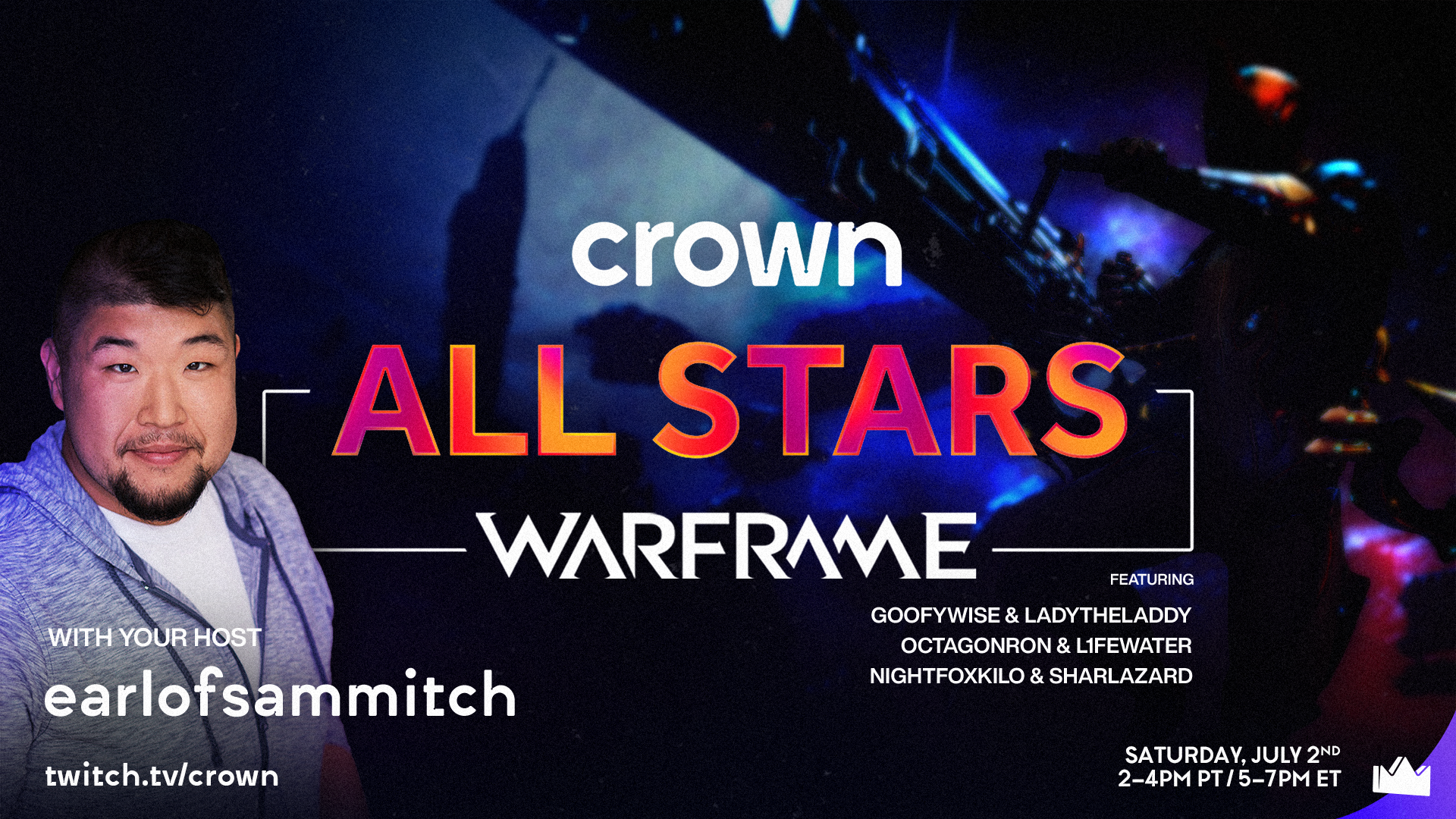  Prime Gaming Live Event All-Stars: Warframe Edition