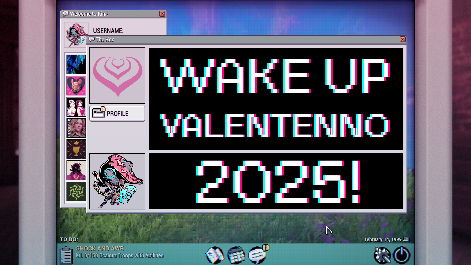 Warframe: Wake Up, Valentenno 2025!