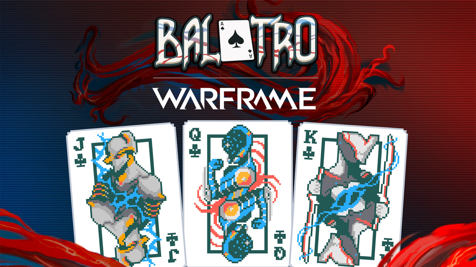 Warframe encontra-se com Balatro
