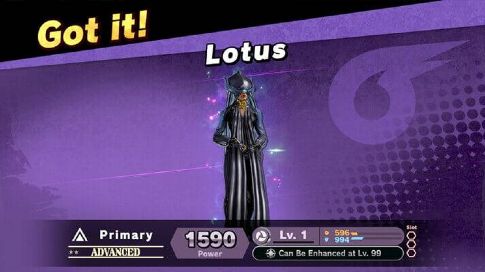 Lotus Geist in Super Smash Bros. Ultimate