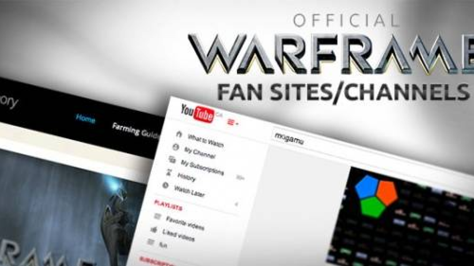 CALLING ALL WARFRAME FAN SITES AND CHANNELS 