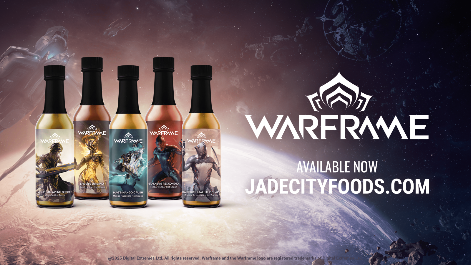 Pikantne sosy Warframe x Jade City już dostępne