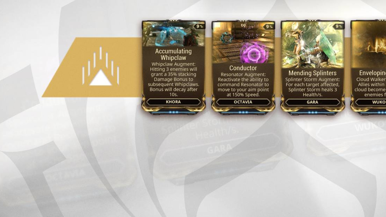 Enhance your Warframe with Four New Augment Mods