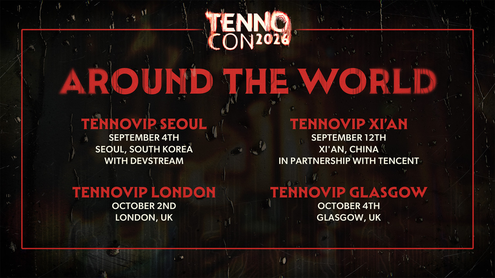 The TennoVIP World Tour Continues!