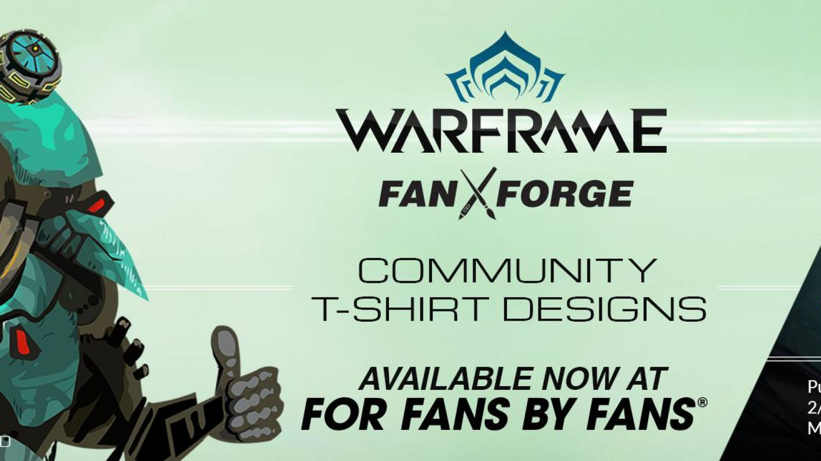 For Fans By Fans Warframe Merch