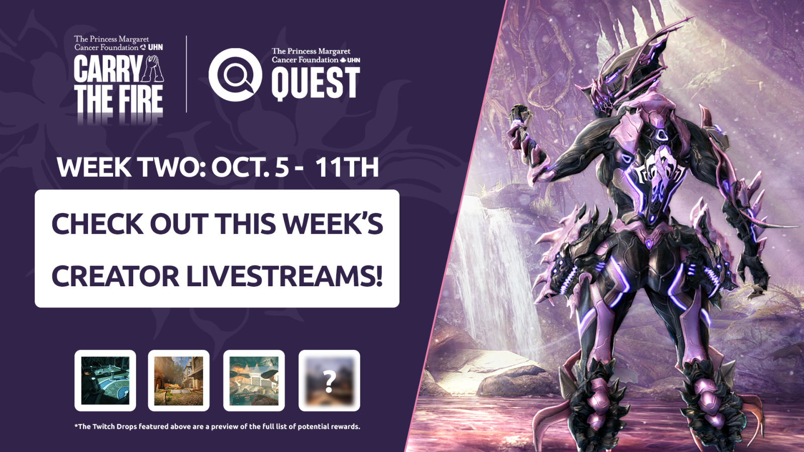 PMCFQ 2026 Streamer Schedule